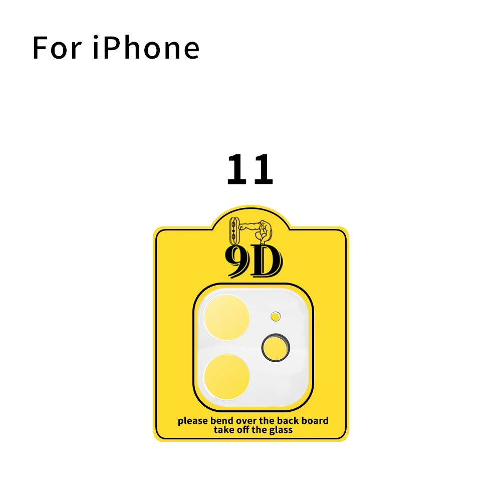 Silver -(iPhone11) Задняя крышка объектива камеры Полная защита для iPhone 11 Pro Max задняя камера наклейка на рассеиватель чехол покрытие протектор Закаленное стекло пленка - Цвет: Silver -(iPhone11)