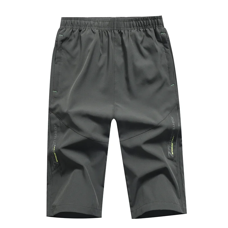 

New Men's Calf Length Pants 4XL 5XL High Quality Male Waterproof Breathable Casual Pant Men Brand Slim Fat Sportwear AFK20