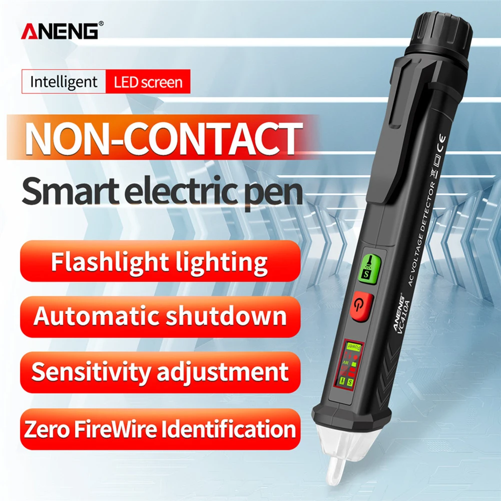 Бесконтактный детектор напряжения ANENG Электрический тестер ручка переменного
