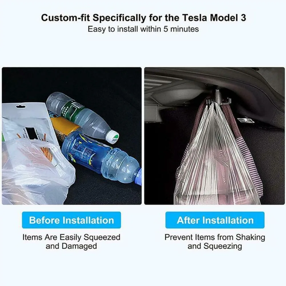

Screw Front Trunk Hook Simple And Quick To Install Storage Trunk ABS Cover