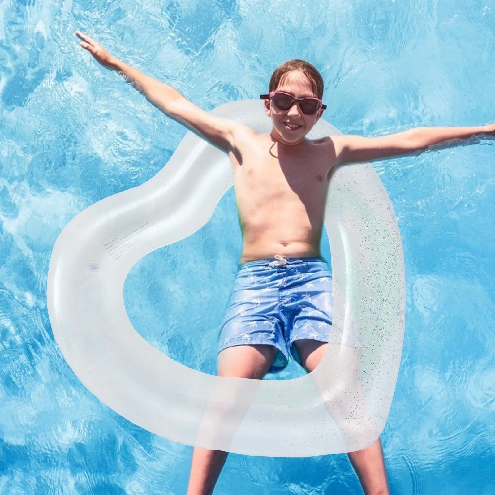 

1pc Lovely Useful Float Water Ring Inflatable Swimming Ring Swim Ring for Water Activity Pool