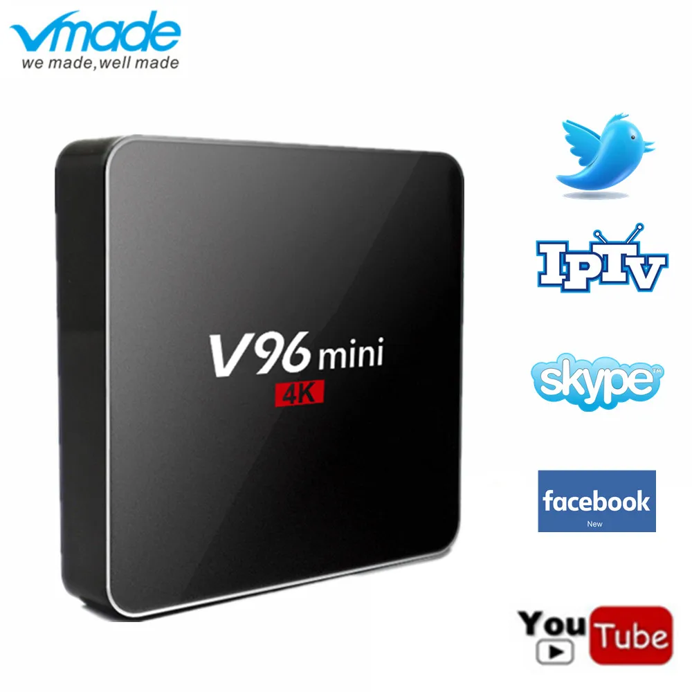 Android iptv приставка подписка V96 mini Allwinner H3 4k 2G 16G Smart tv box 7 1 H.265 5G WiFi android box|ТВ-приставки