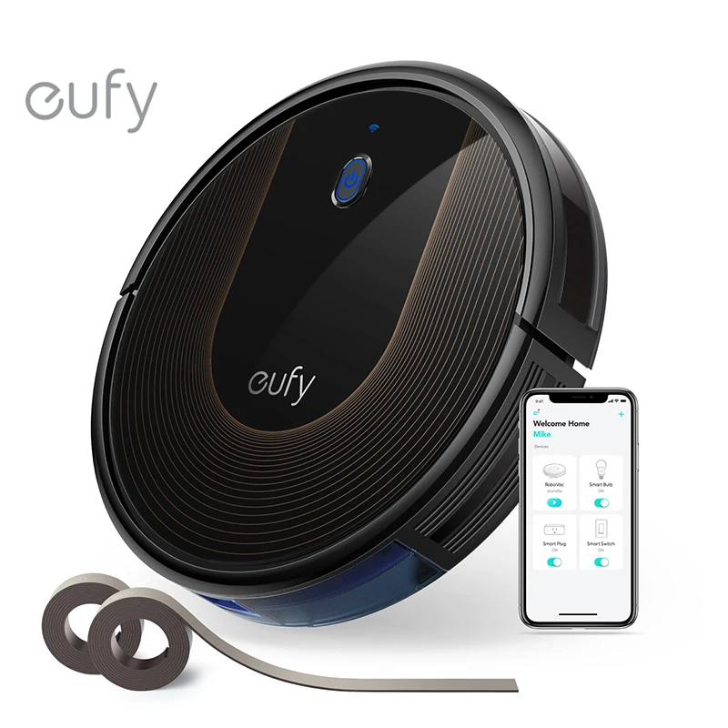 eufy [BoostIQ] RoboVac 30C, Robot Vacuum Cleaner, 1500Pa Suction, Boundary Strips Included, Quiet, Self-Charging Robotic Vacuum
