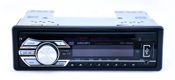 Через DHL или Fedex 20 шт. автомобильный аудио в-тире FM Aux USB DVD CD MP3 радио 12 В поддержка SD
