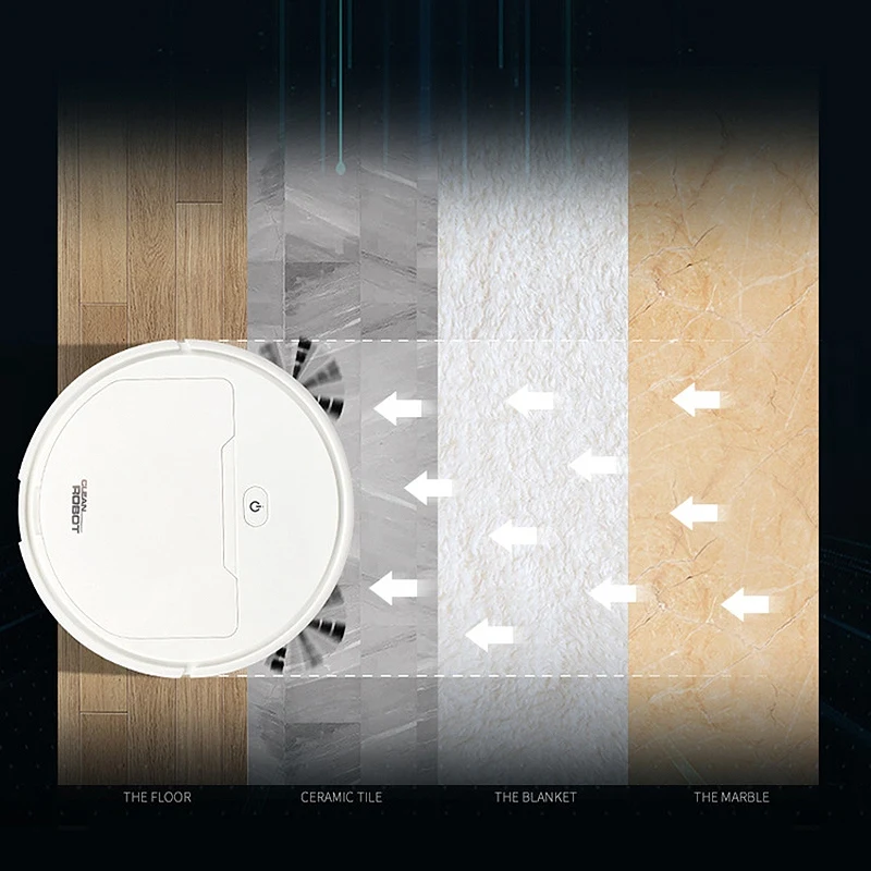 

Floor Sweeping Robot, Household Intelligent Three-In-One Portable Floor Cleaning Vacuum Cleaner