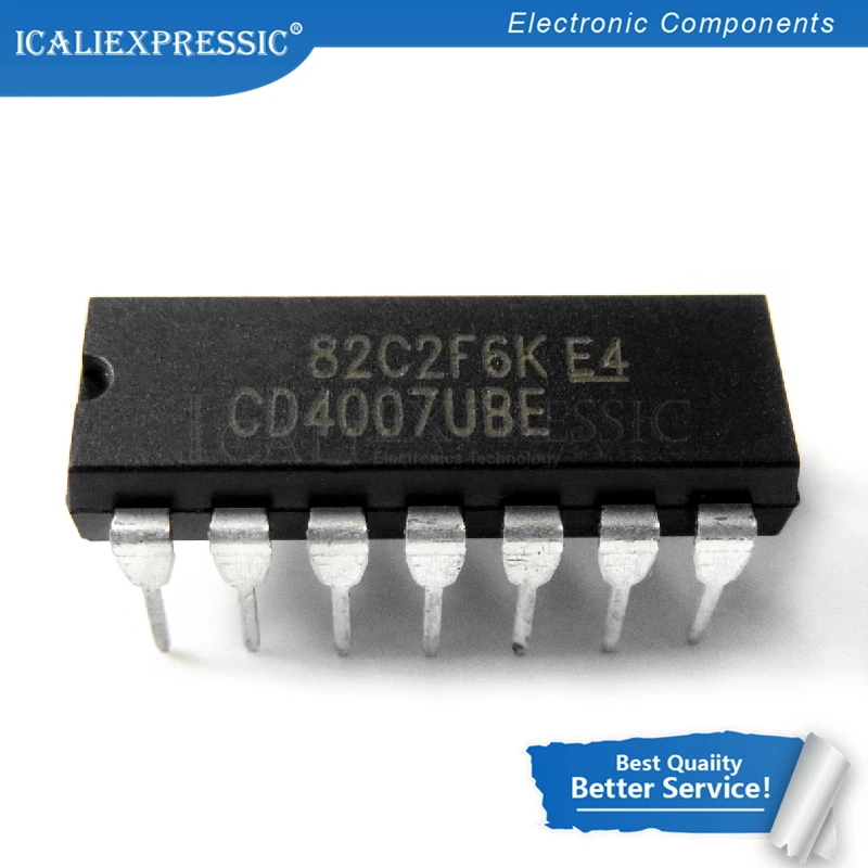 

10PCS CD4007UBE DIP14 CD4007 DIP CD4007BE DIP-14 CD4007U