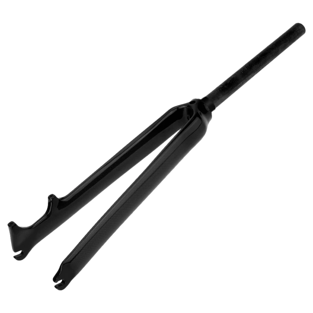 

Full Carbon Fiber Ultralight Road Bike Fixed Gear Bicycle Cycling Fixie Front Fork For Disc Brake/V-brake 28.6mm 700C 650C 1-1/8