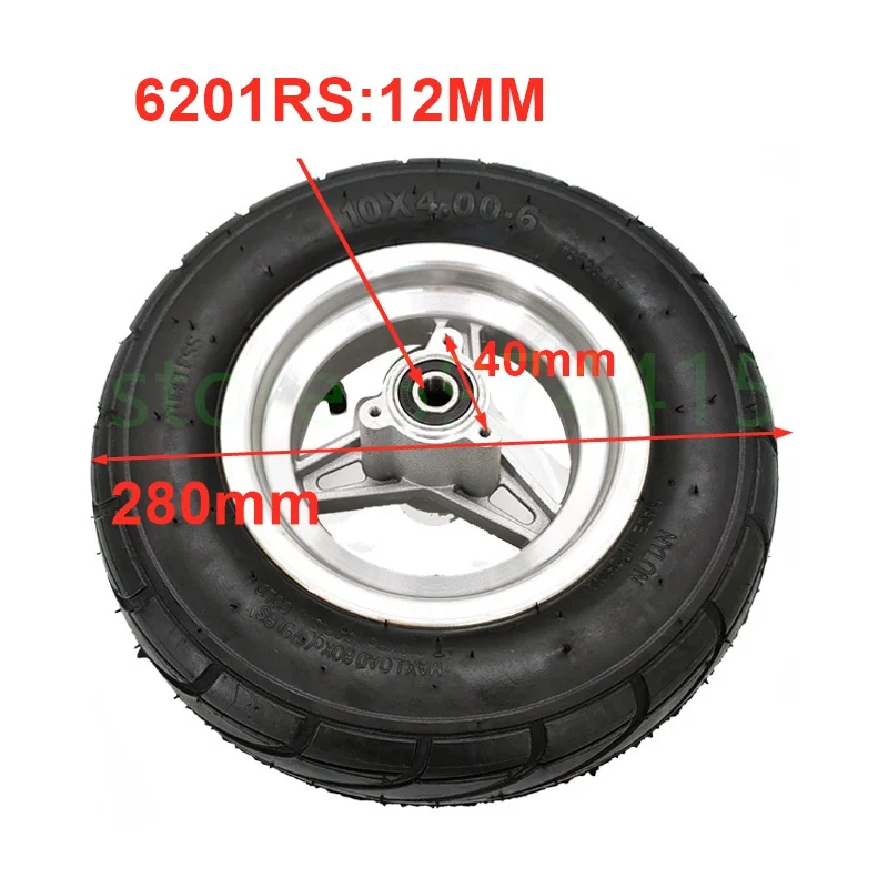 10*4.00-6 tire wheel For Harley's electric scooter kart ATV four-wheeled motorcycle off-road 10x4.00-6 tyre Accessories | Автомобили и