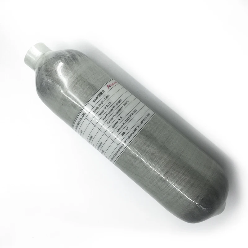 AC3011 Acecare 1.1L 4500PSi GB PCP Пейнтбол углеродного волокна цилиндр HPA сжатый Танк