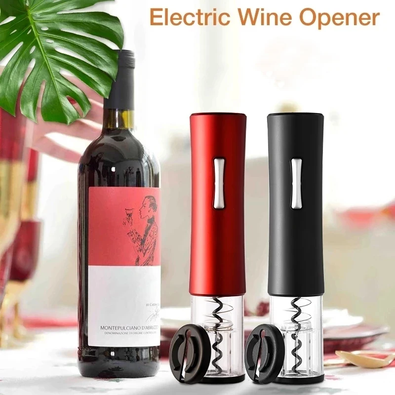 

Usb Charging Wine Bottle Opener Electric Red Wine Cork Remover Automatic Foil Cutter Kitchen Accessories Rechargeable Corkscrew