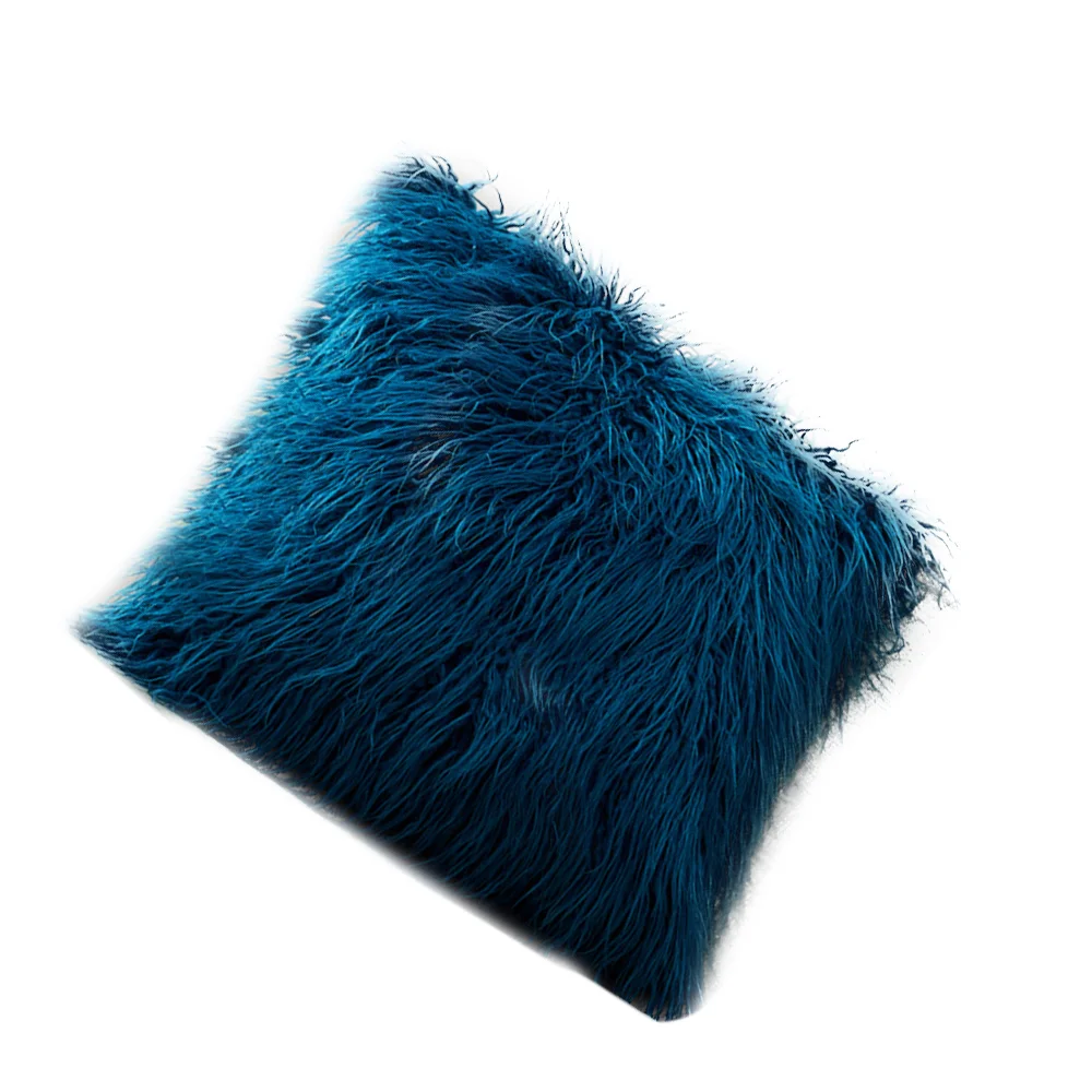 Мягкий меховой плюшевый чехол для подушки наволочка домашний декор наволочки