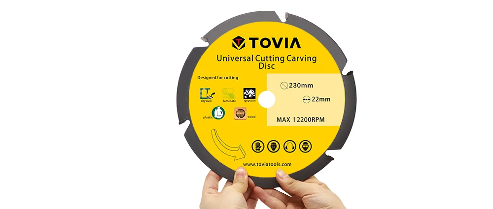 TOVIA 230mm Универсальный Пильный Диск по Дереву для УШМ 9inch 22.2mm по Газобетону Гипсокартону Пластику лезвия лезвие алмазный дискпилы для распиловки древесины
