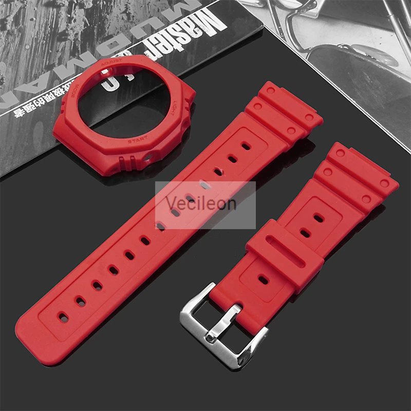 Ремешок для часов высокого уровня из смолы и ободок женских ремешков чехлов с