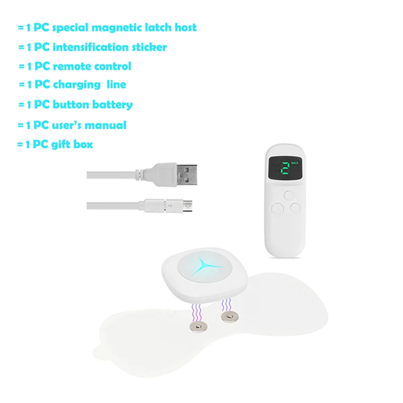 White Remote Suit YOUKE Usb Перезаряжаемый низкочастотный тонизирующий пояс Abs Ems тренер кровообращение Ab Тонер Массажер для мышечного стимулятора - Цвет: White Remote Suit