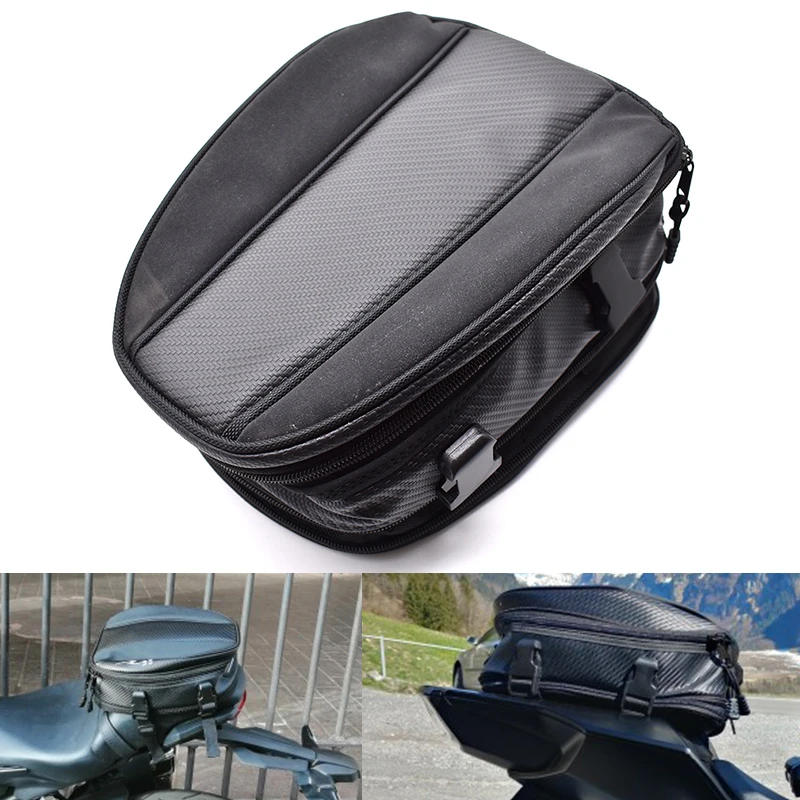 Задний Чехол для мотоцикла сумка заднего сиденья с дождевиком Ducati Yamaha Kawasaki Z800 Z900