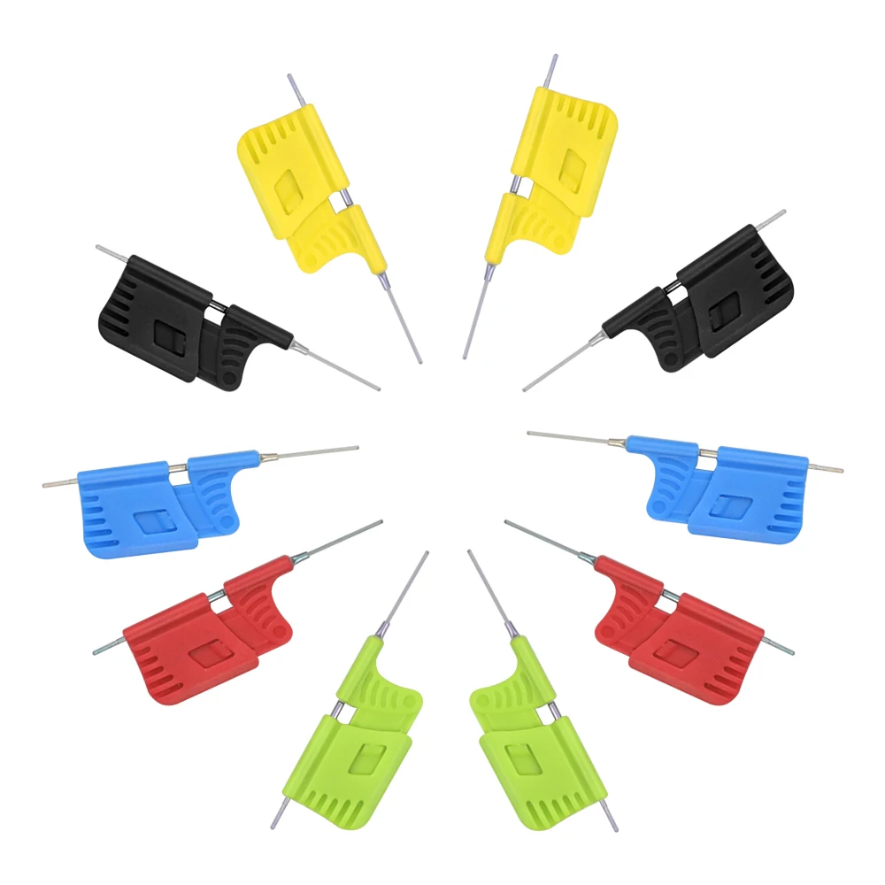 10 шт./компл. высококачественный зажим micro IC SOP/SOIC/TSSOP/TSOP/SSOP/MSOP/PLCC QFP SMD Chip pin CLIP DIP mini chip - Фото №1