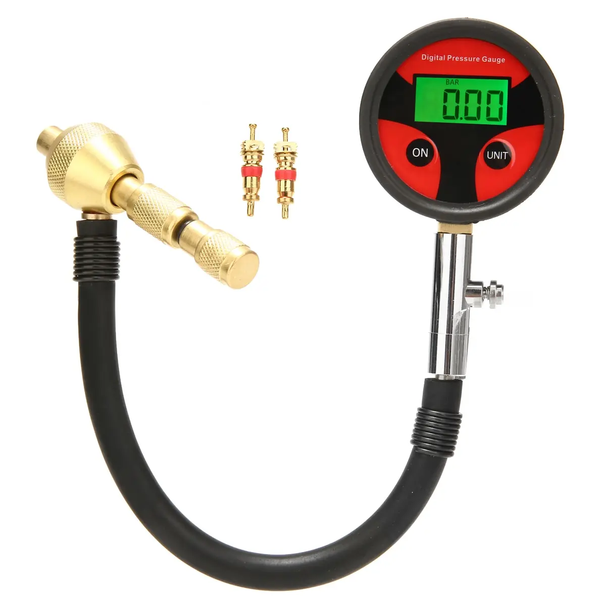 

Манометр для измерения давления в шинах автомобиля, мотоцикла, КГФ, 4 х4 дюйма