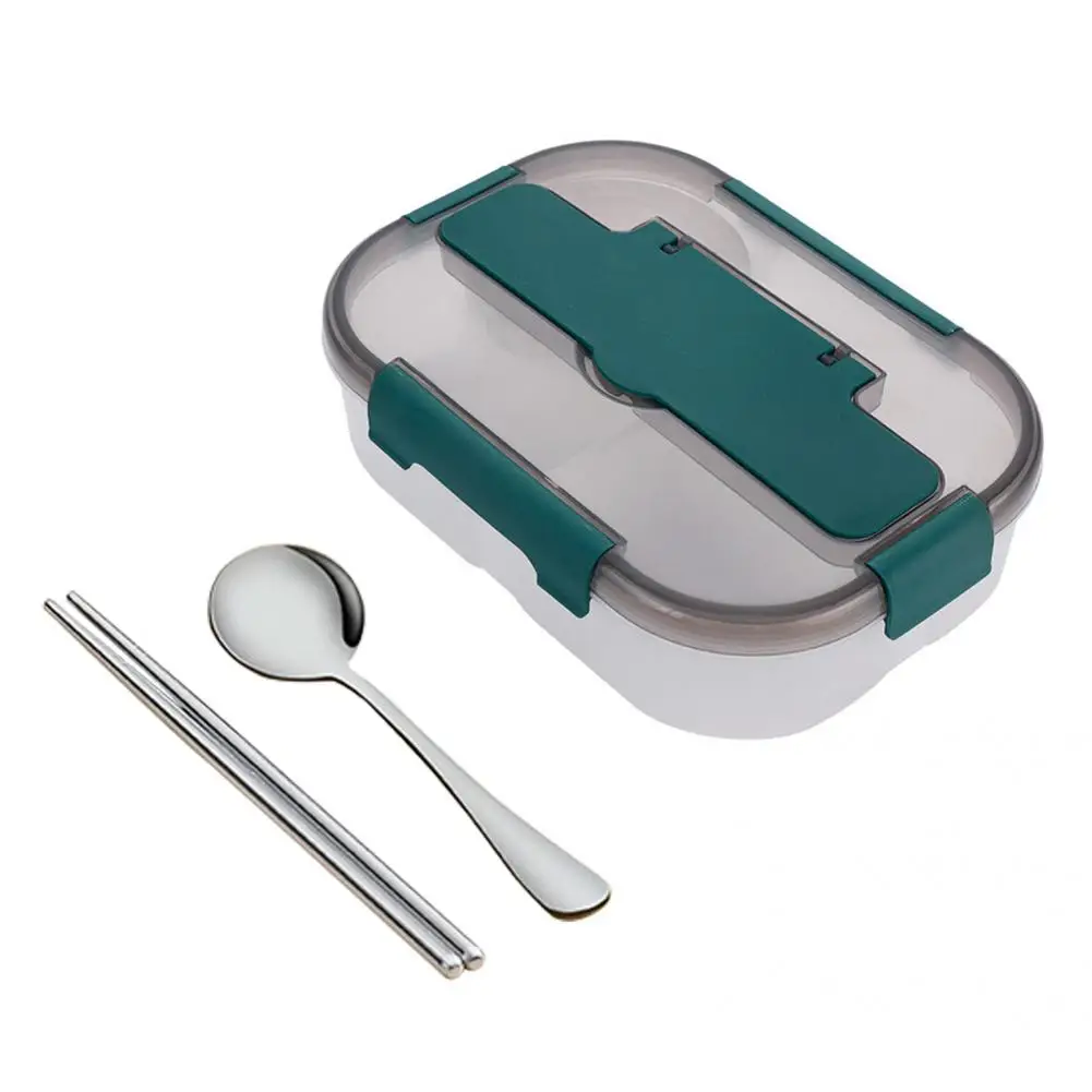 

Lightweight 1 Set Useful Multi-Grid PP Lunch Container Safe Lunch Container Multi-Grid for School