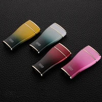 jet ultra thin rainbow color torch lighter turbo butane gas cigar straight fire lighter cigarettes windproof pocket lighter