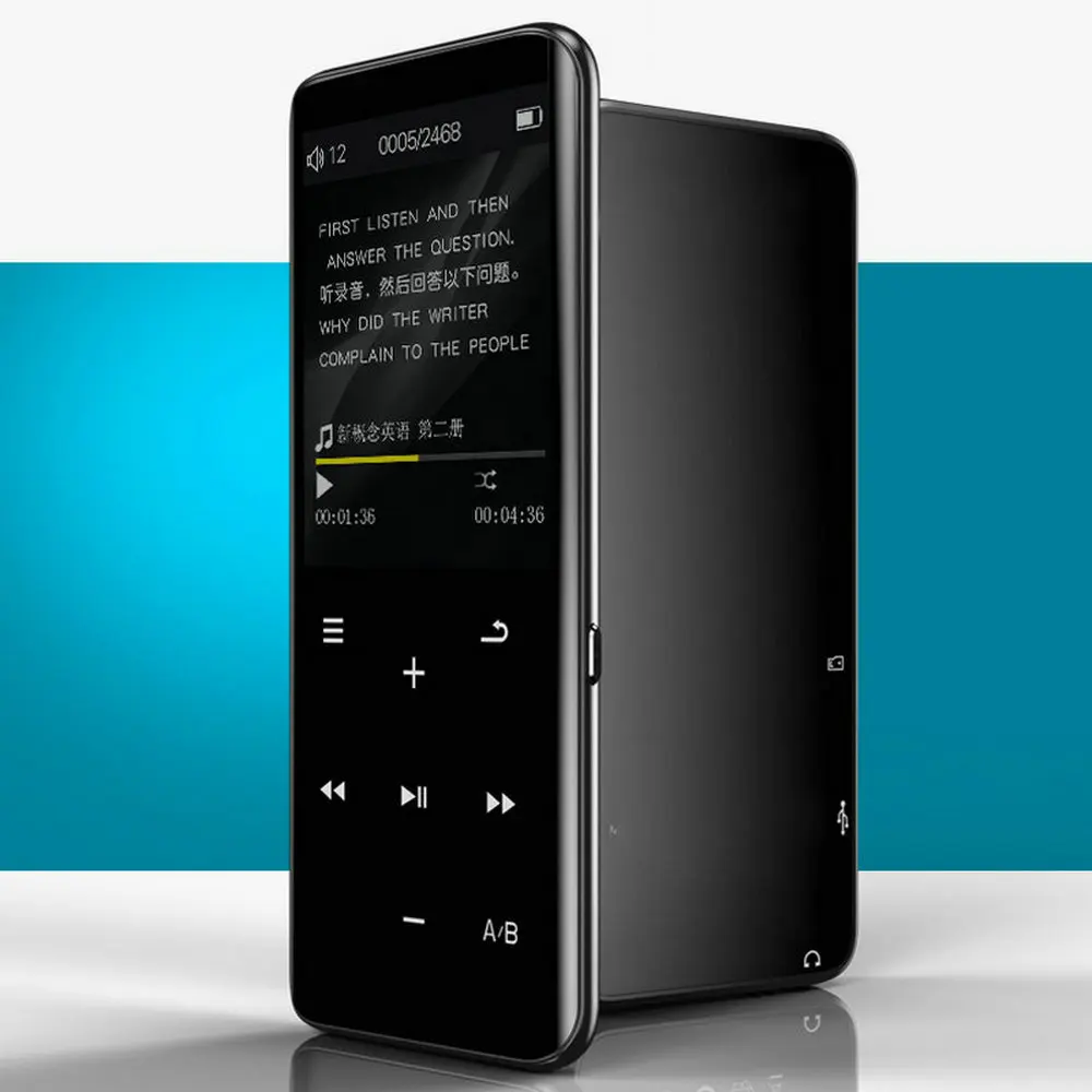 X5 MP4 музыкальный плеер Bluetooth MP3 Walkman HIFI Спорт FM радио мини USB видео портативный