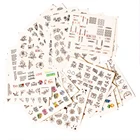 Наклейки для ногтей, 24 листанабор