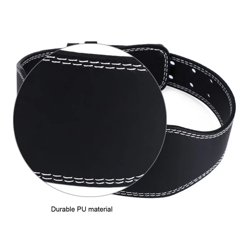 

Weightlifting Belt PU PVC Gym Fitness Crossifit Body Building Back Support Weight Lifting Power Training Belts Equipment ASD88