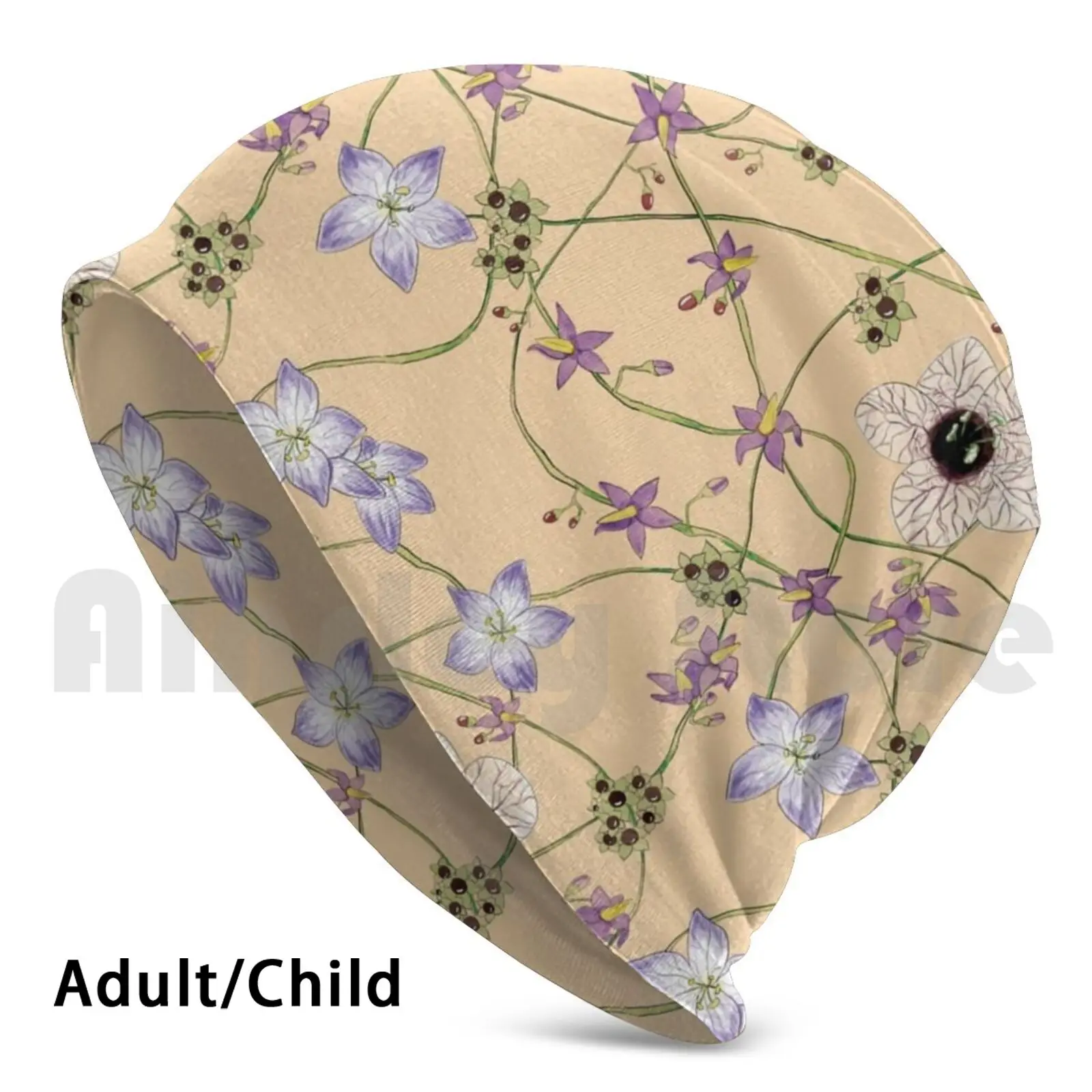 Шапка бини с ядовитым узором вязаная шапка в стиле хип хоп|Мужская Skullies & шапочки|