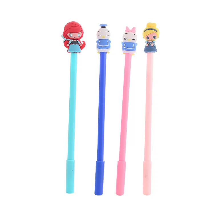 40 pc/lot Creative Mermaid Duck girl Gel ink pen/creative cartoon student office water pen / signature pen/children gift | Канцтовары