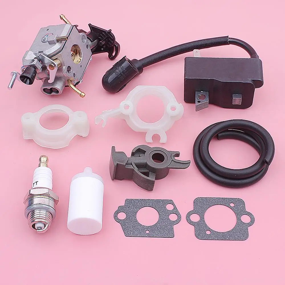Карбюратор катушка зажигания топливный фильтр линия для Husqvarna 445 450 бензопилы