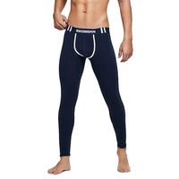 new long johns mens warm tight stretch thermal underwear fashion male gyms fitness bottom leggings home pajama long trousers
