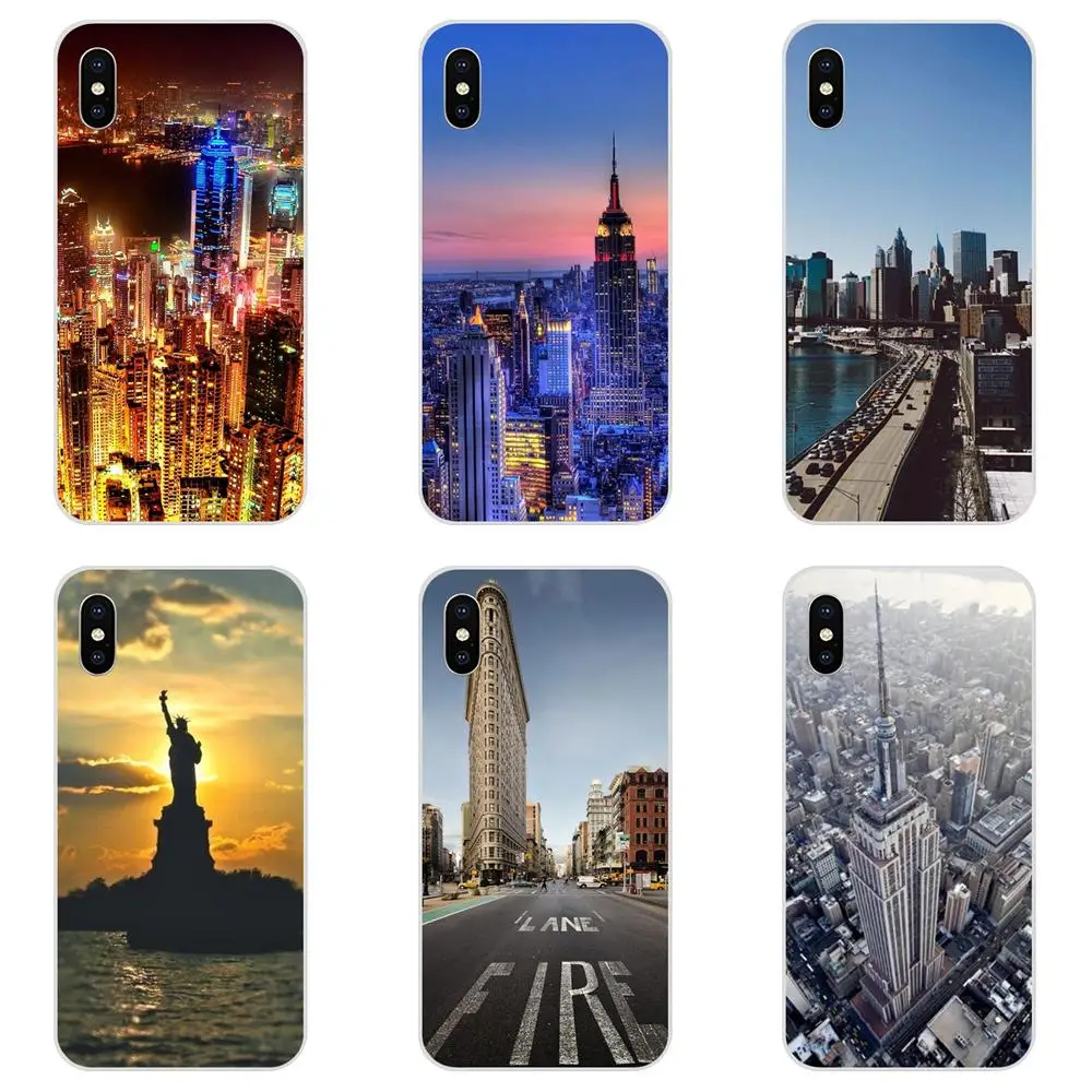Я люблю Нью Йорк большой ТПУ художественный принт для Apple IPhone X XS Max XR 4 4s 5 5C 5S SE 6 6S 7 8