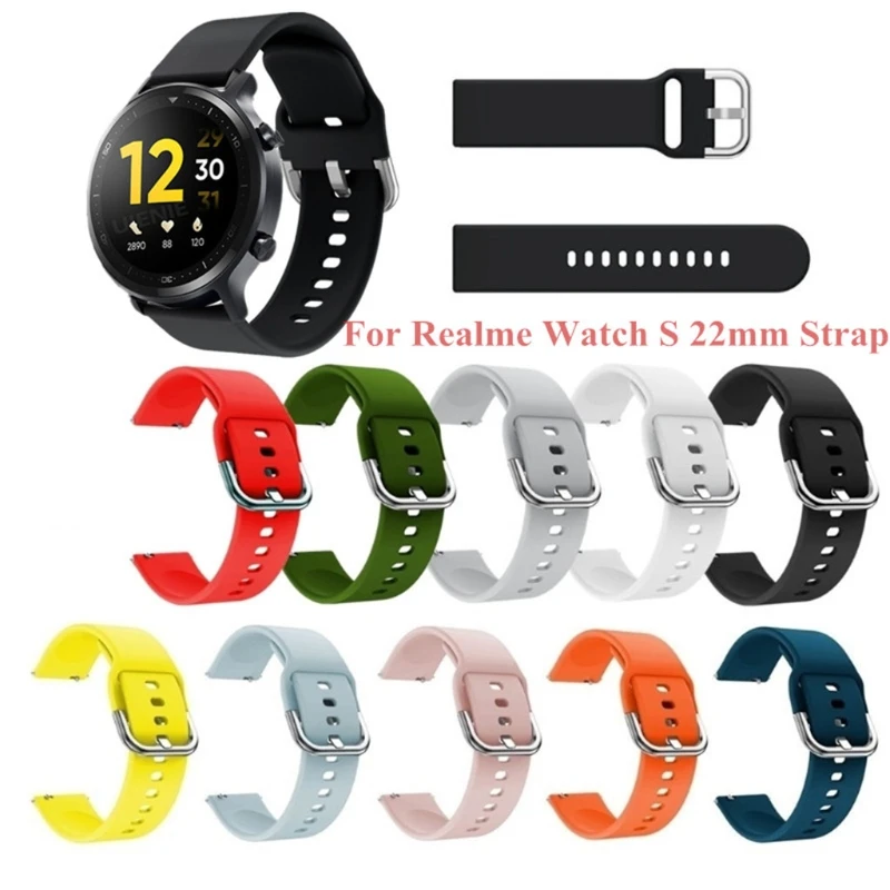 Realme Watch Band Strap Smartwatch Bracelet Sport Bracelet For Real Me Wrist Straps Belt Watchband S Soft Silicone Watch M5TD