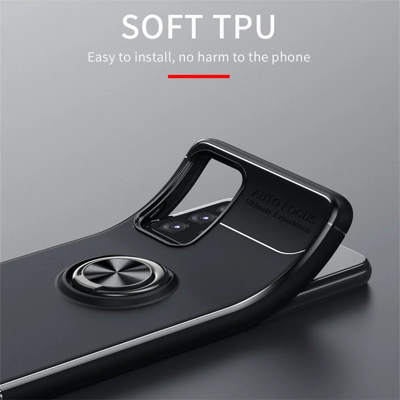 For Samsung A52 Case For Samsung A52 Cover Shockproof TPU Soft Ring Magnetic Holder For Cover Samsung Galaxy A52S A72 A52 Fundas