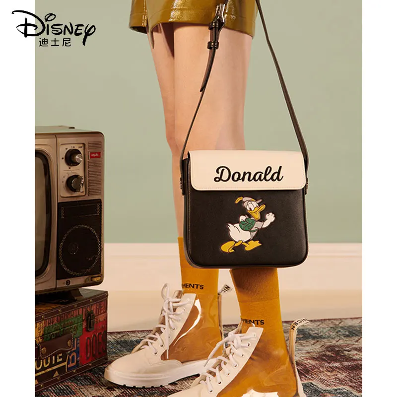 Женская Ретро сумка Disney сумка-мессенджер Дональд Дак на плечо мультяшная женская