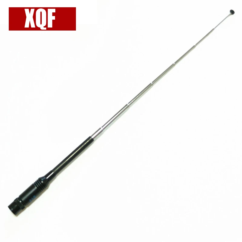 XQF RH775 Dual Band Высокое GainTelescopic антенна RH 775 BNC для иди и болтай Walkie Talkie “иди ICOM IC V8 V80 V80E