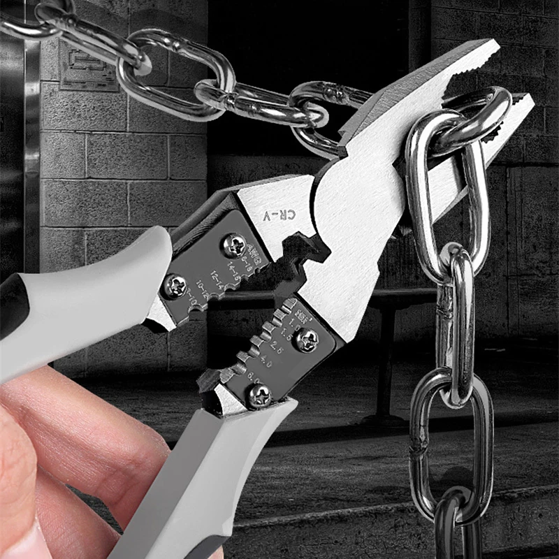 Комбинированный инструмент KINDLOV для зачистки проводов обжимной обрезка кабеля