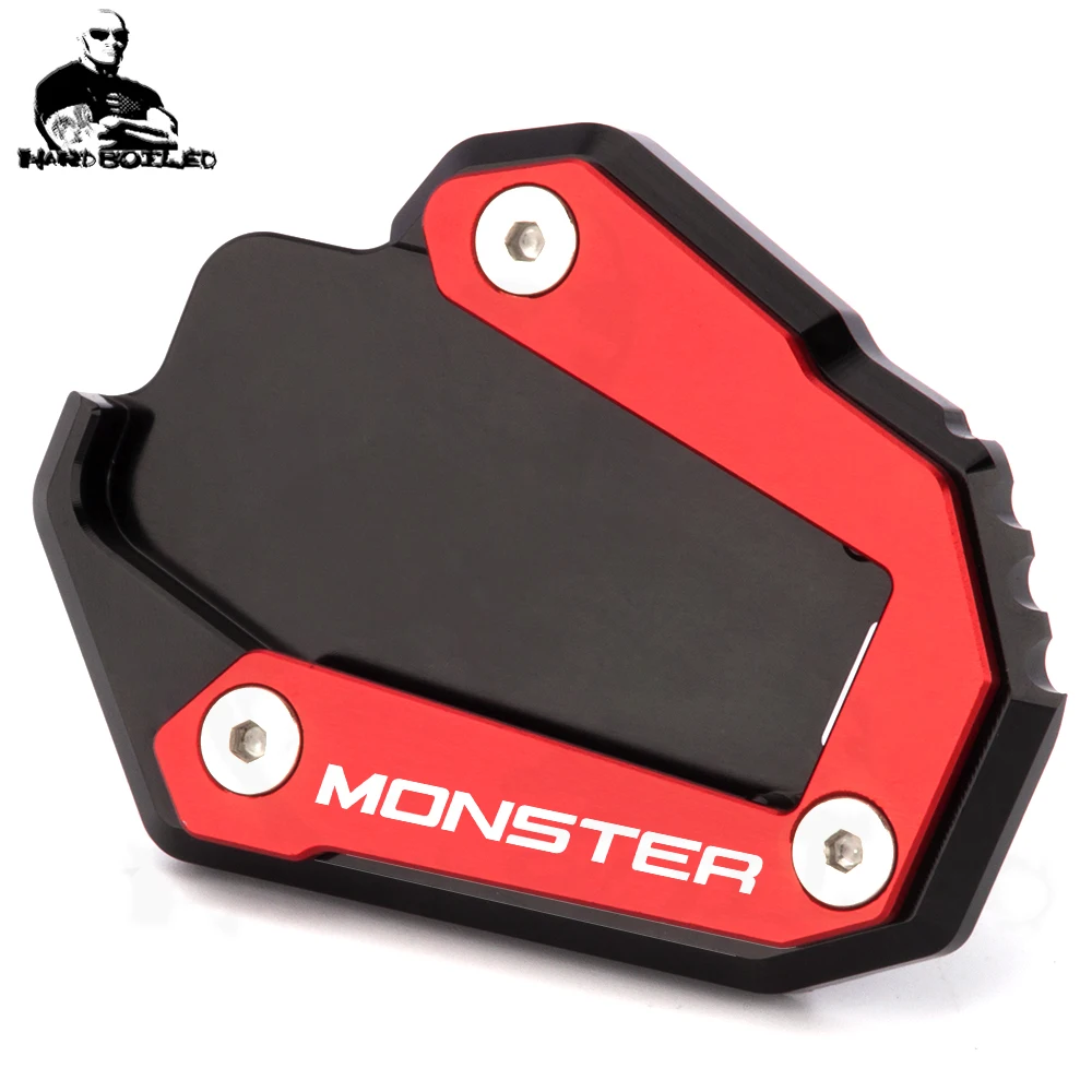 Новая подставка для мотоцикла MONSTER CNC с логотипом боковая удлинитель