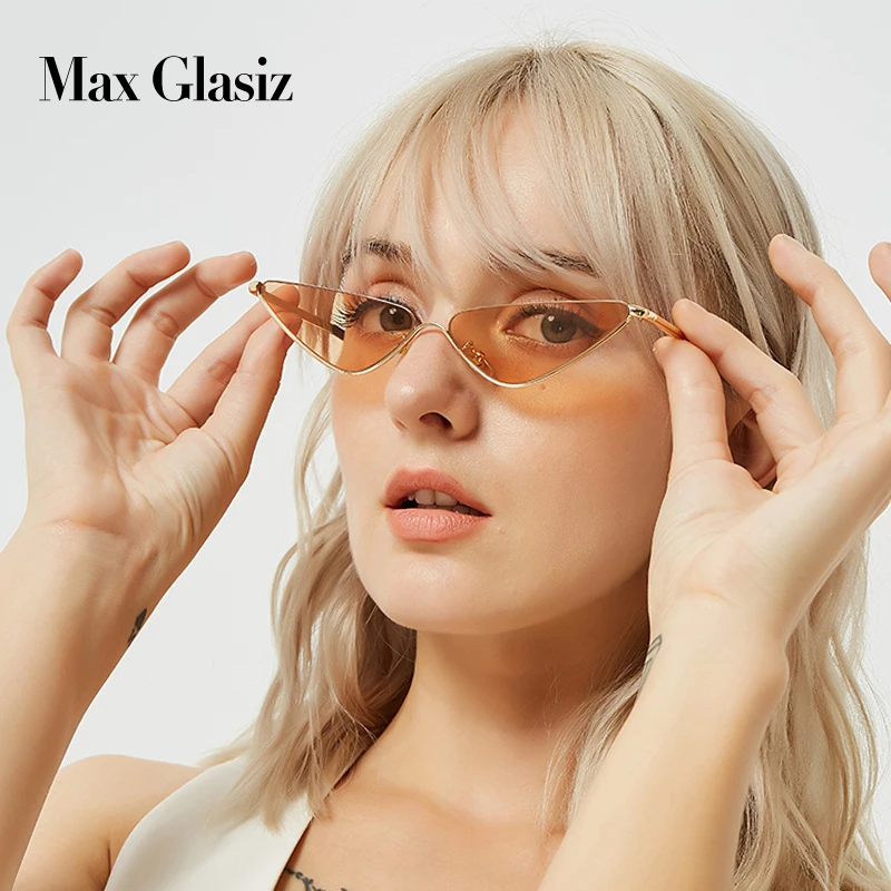 Солнцезащитные очки Max Glasiz кошачий глаз для мужчин и женщин винтажные