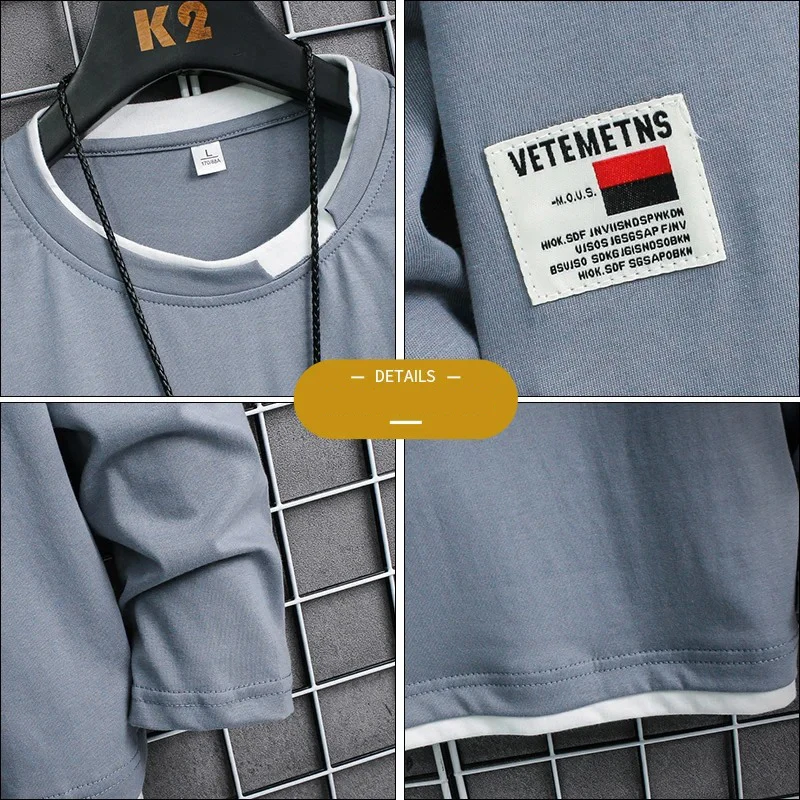 Толстовка мужская с круглым вырезом модная уличная одежда в стиле хип-хоп худи