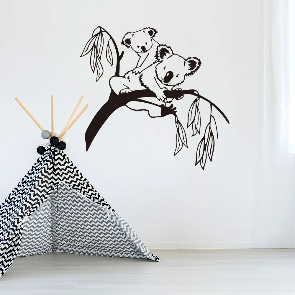 Koala bear generation резные съемные модные креативные настенные наклейки для спальни |