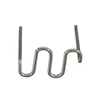 500 шт. популярный степлер, стандартные предварительно вырезанные волнистые скобы для ремонта кузова, мм, мм, волнистые скобы, сварочная проволока