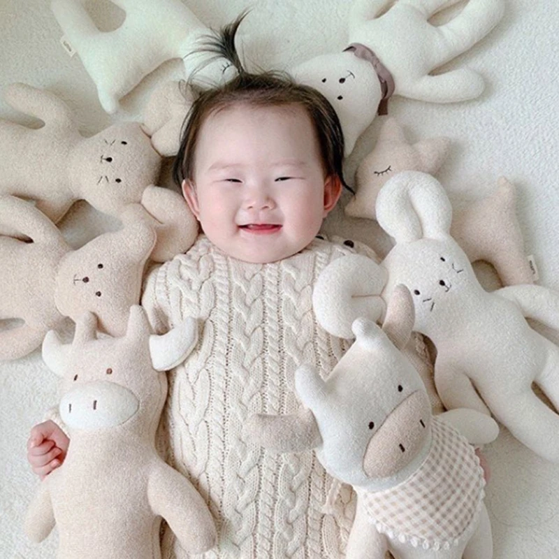 

Cartoon Calf Baby Appease Dolls Children Room Accessories Kid Christmas Gift
