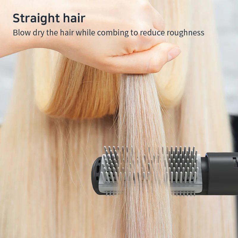 Фен для волос ANLAN многофункциональная щетка 3 в 1 сухой и прямой завивки с горячим