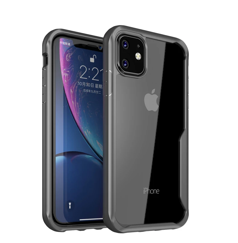 Чехол для iphone 11 IPAKY противоударный чехол Роскошный прозрачный силикон ТПЭ+ Чехлы для телефона для apple iphone 11 pro максимальный чехол