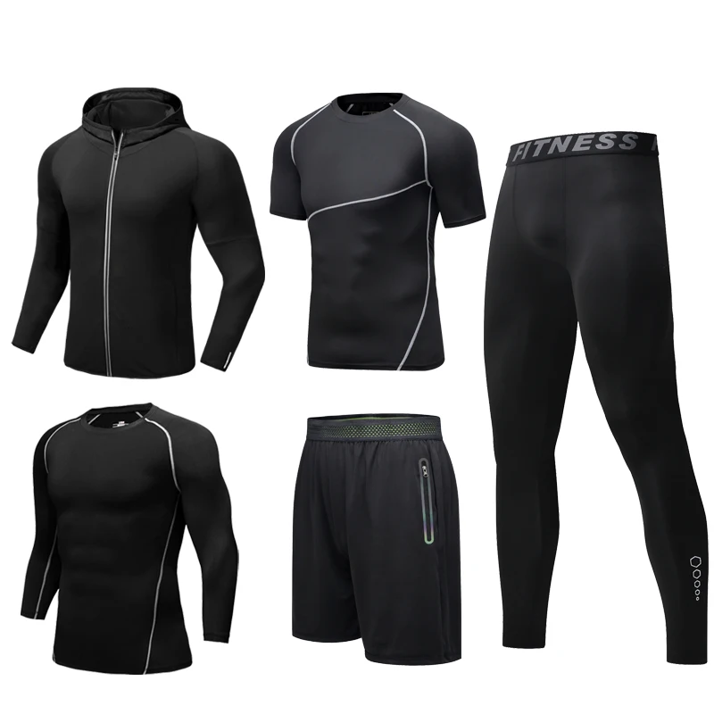 Спортивная одежда для мужчин 2020 Компрессионные спортивные костюмы