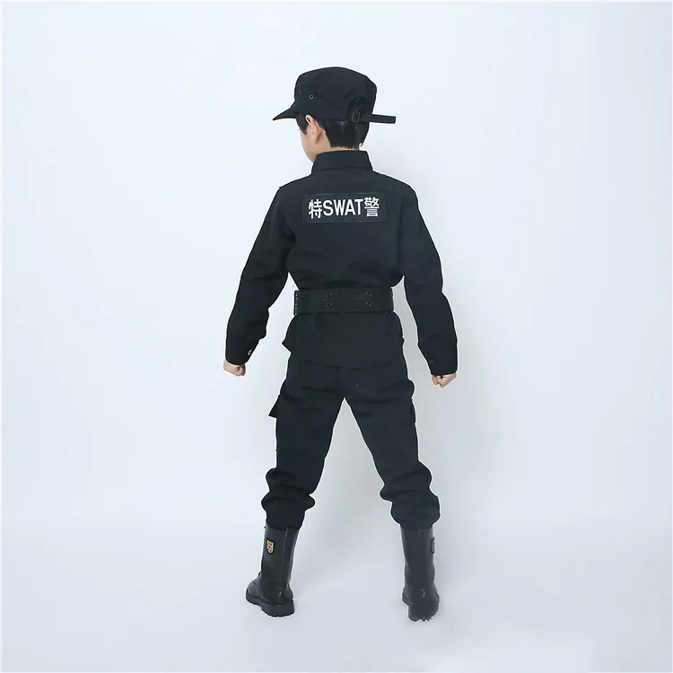 Спецодежда для мальчиков и девочек полицейская форма детский подарок на день