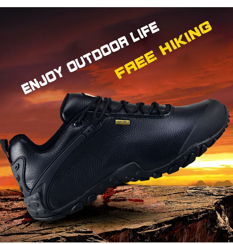Походная обувь tmallfs для мужчин и женщин натуральная кожа Нескользящие