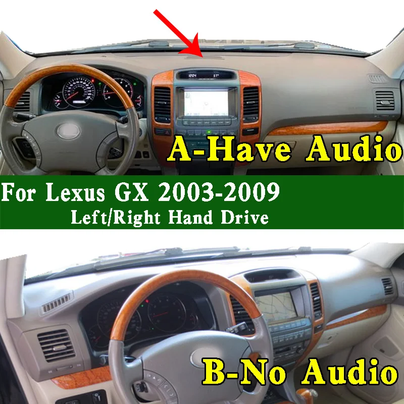 

Коврик для приборной панели Lexus GX 470 J12 2003-2009, приборная панель, защита от солнца, изоляция, защитный коврик, коврик для приборной панели, коври...