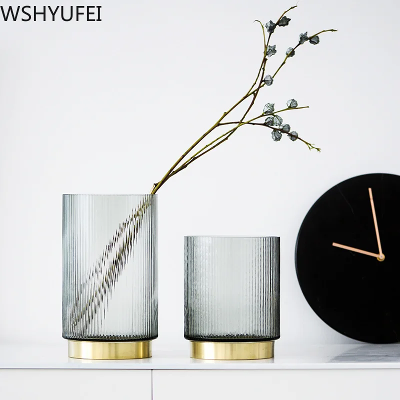 Новая светильник Роскошная стеклянная ваза гидропонное растение гостиная офис