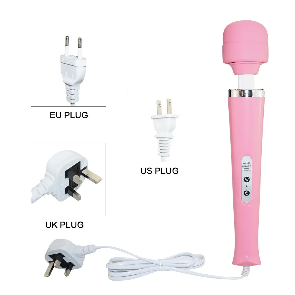 FAAK огромная волшебная палочка Массажная AV вибратор мощный 10 режимов Стимулятор